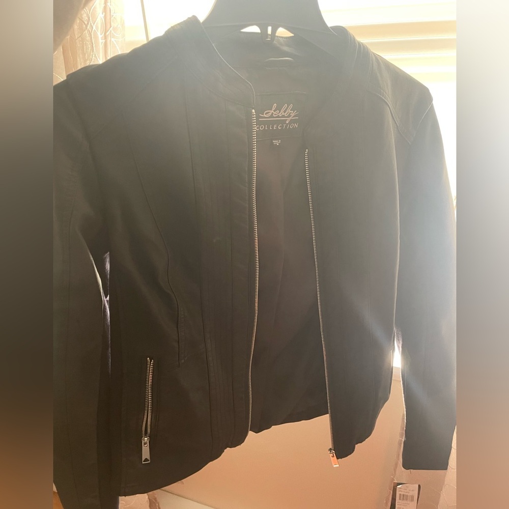 Sebby Black Leather Women's Jacket
